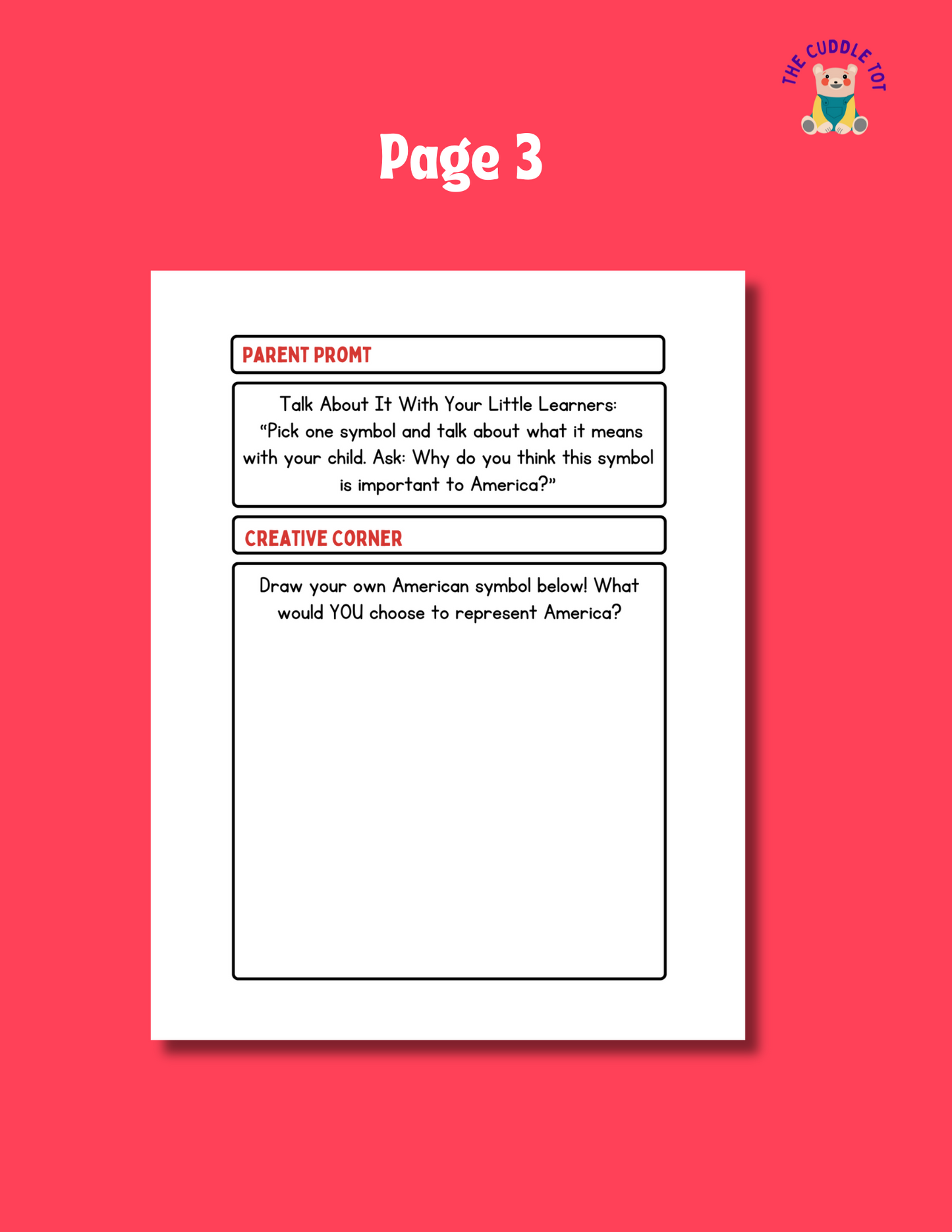 American Symbols Matching Game Worksheet - Free Cuddle