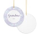 Grandma | Ceramic Ornament - Purple