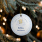 Baby Shower Ornament, Personalized Gift And Party Favor | Ceramic Decoration - Blue