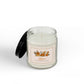Scented Soy Candles with Black Lid, (4 and 9oz)