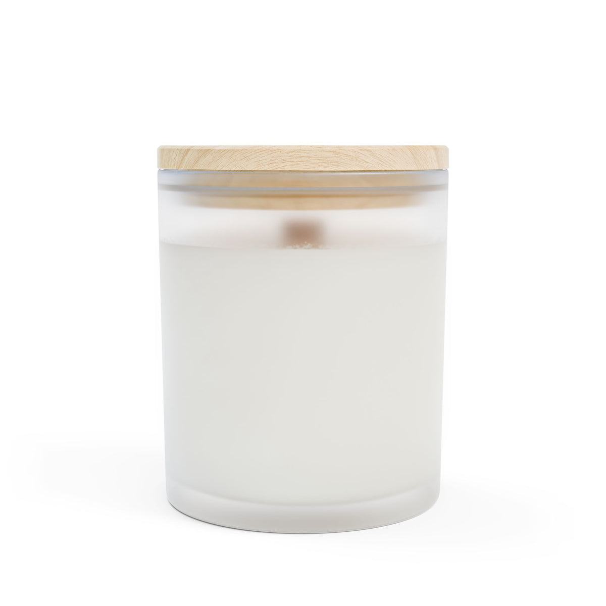 Frosted Glass Candle — 'The Cuddle Tot' Cute Baby Nursery Scented Candle (11oz)