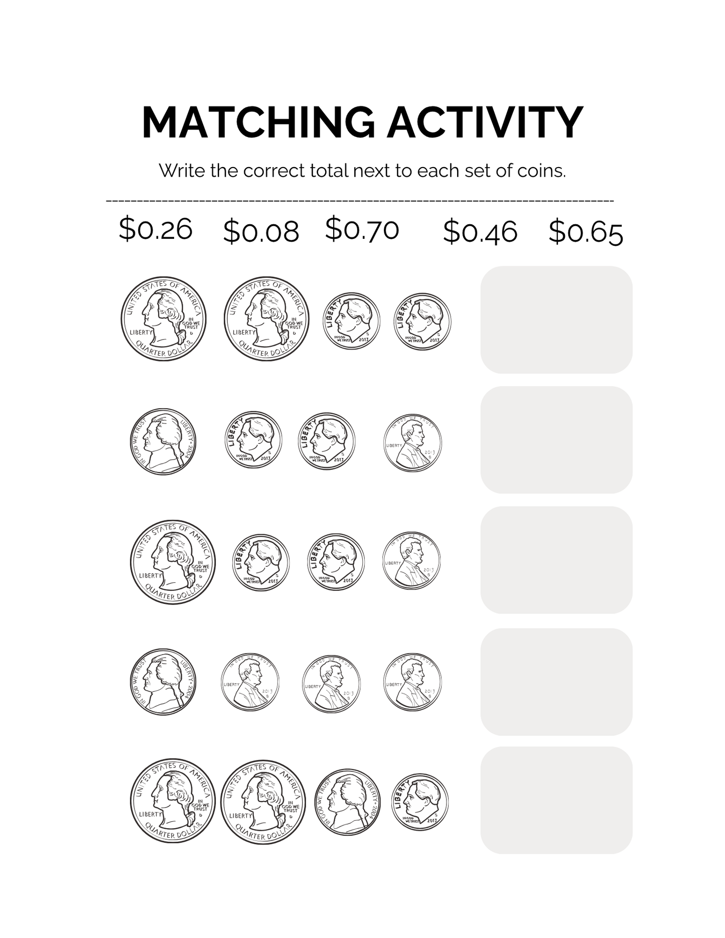 Money Explorers! | Us Money Learning Booklet
