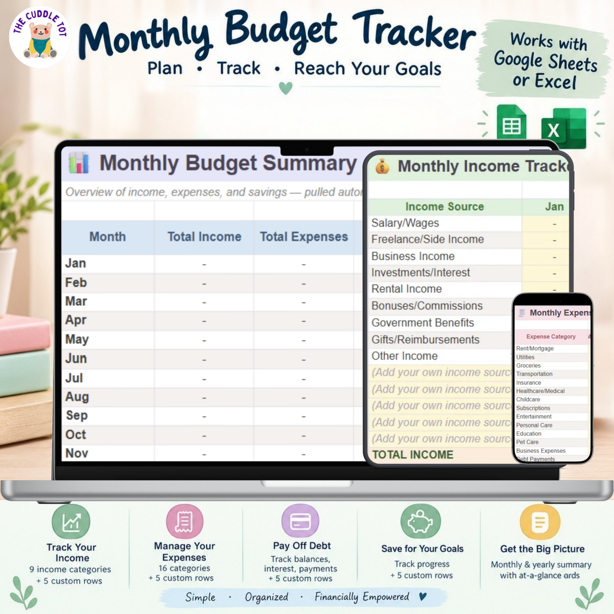 Monthly Budget Tracker