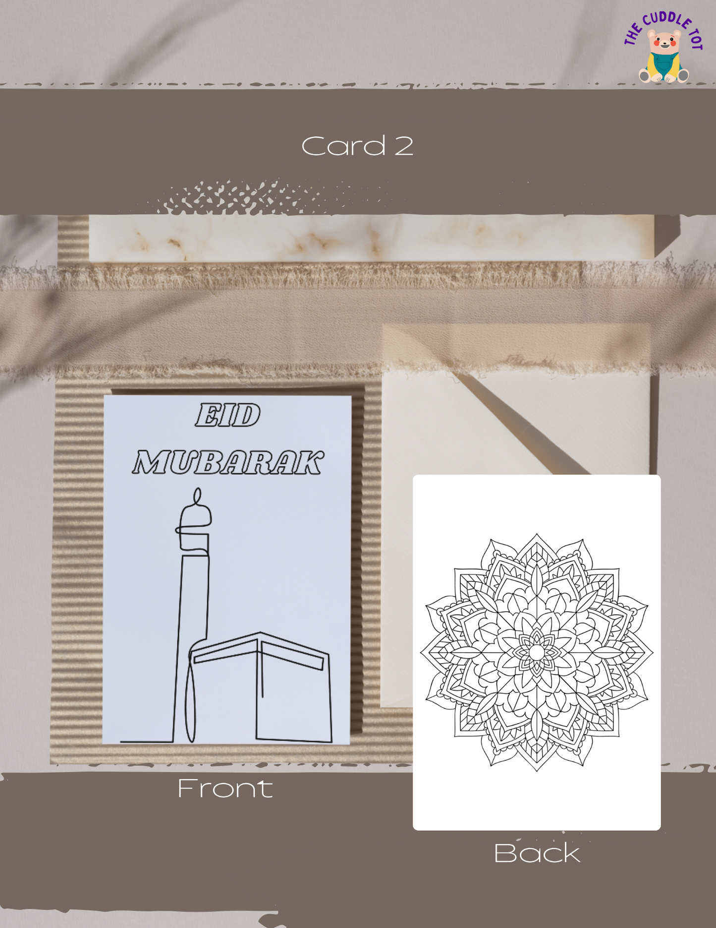 Eid Coloring Cards - Free Cuddle!