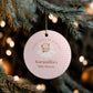 Copy of Baby Shower Ornament, Personalized Gift And Party Favor | Ceramic Decoration - Baby Girl