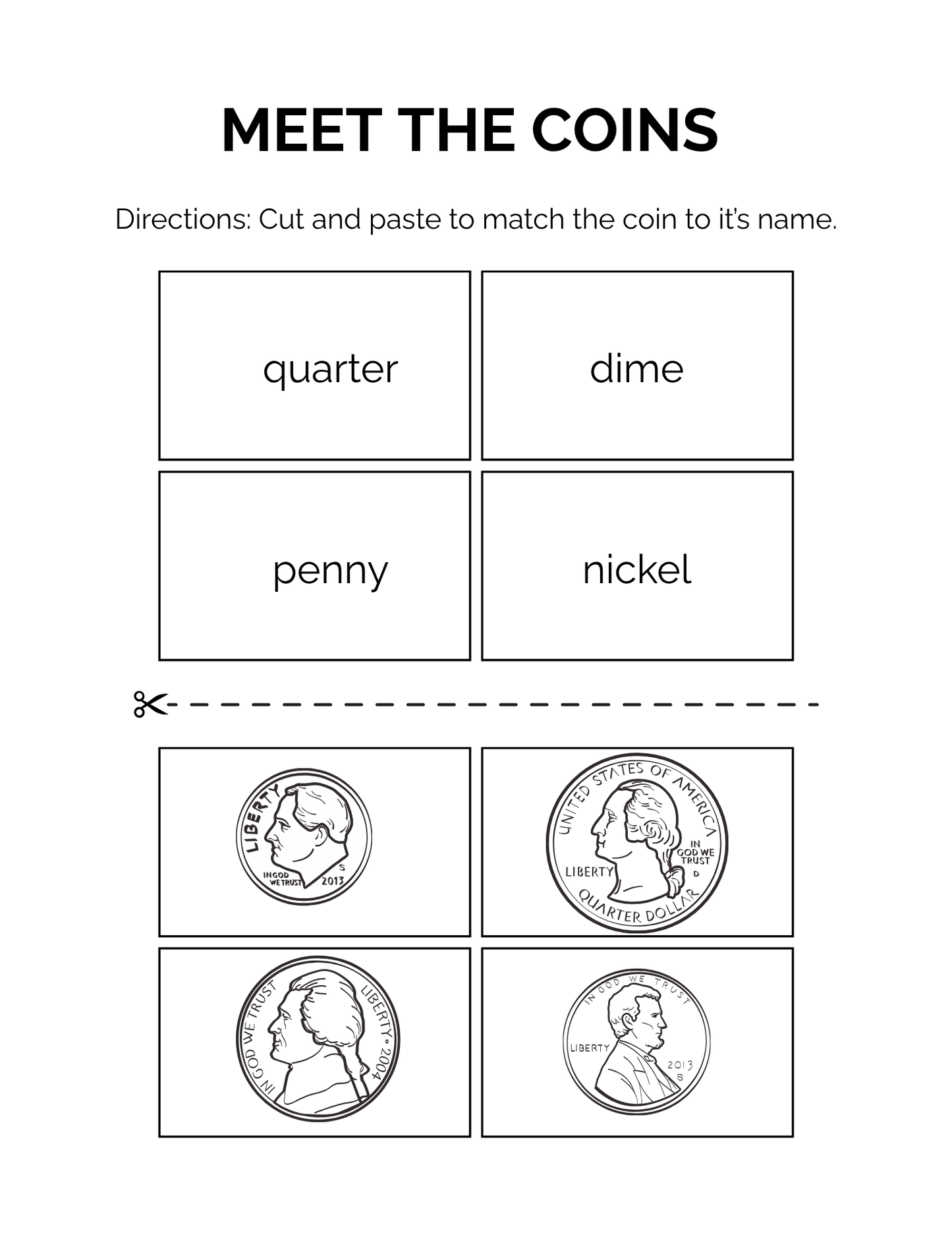 Money Explorers! | Us Money Learning Booklet