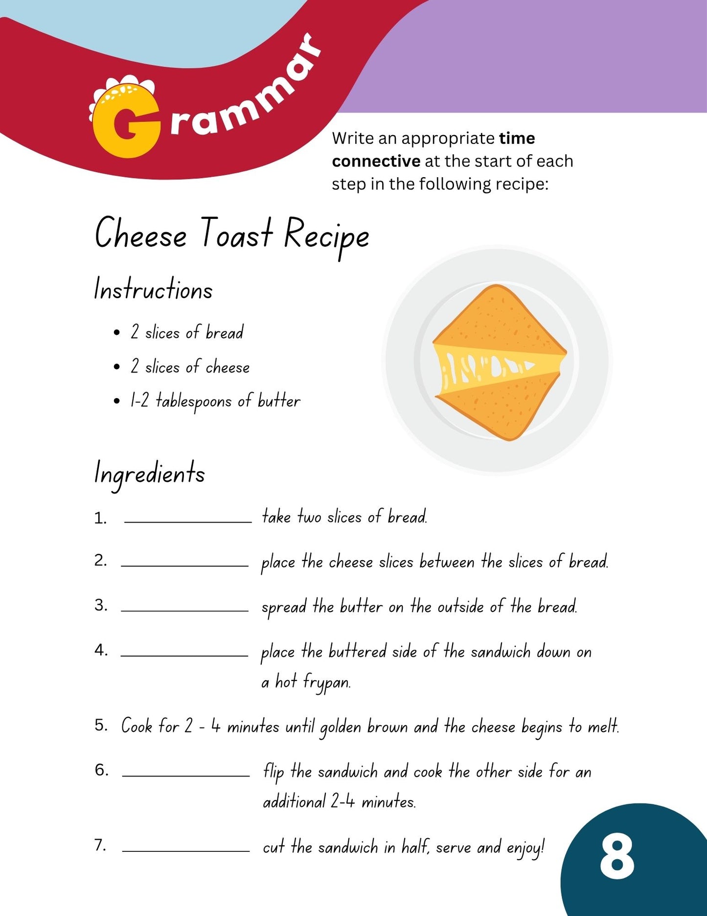Grade 1 English Literacy Practice