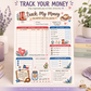 Cowgirl Budget Planner Printable | Track My Money Tracker | Western Finance Planner | Monthly Budget & Savings Tracker | A4 PDF
