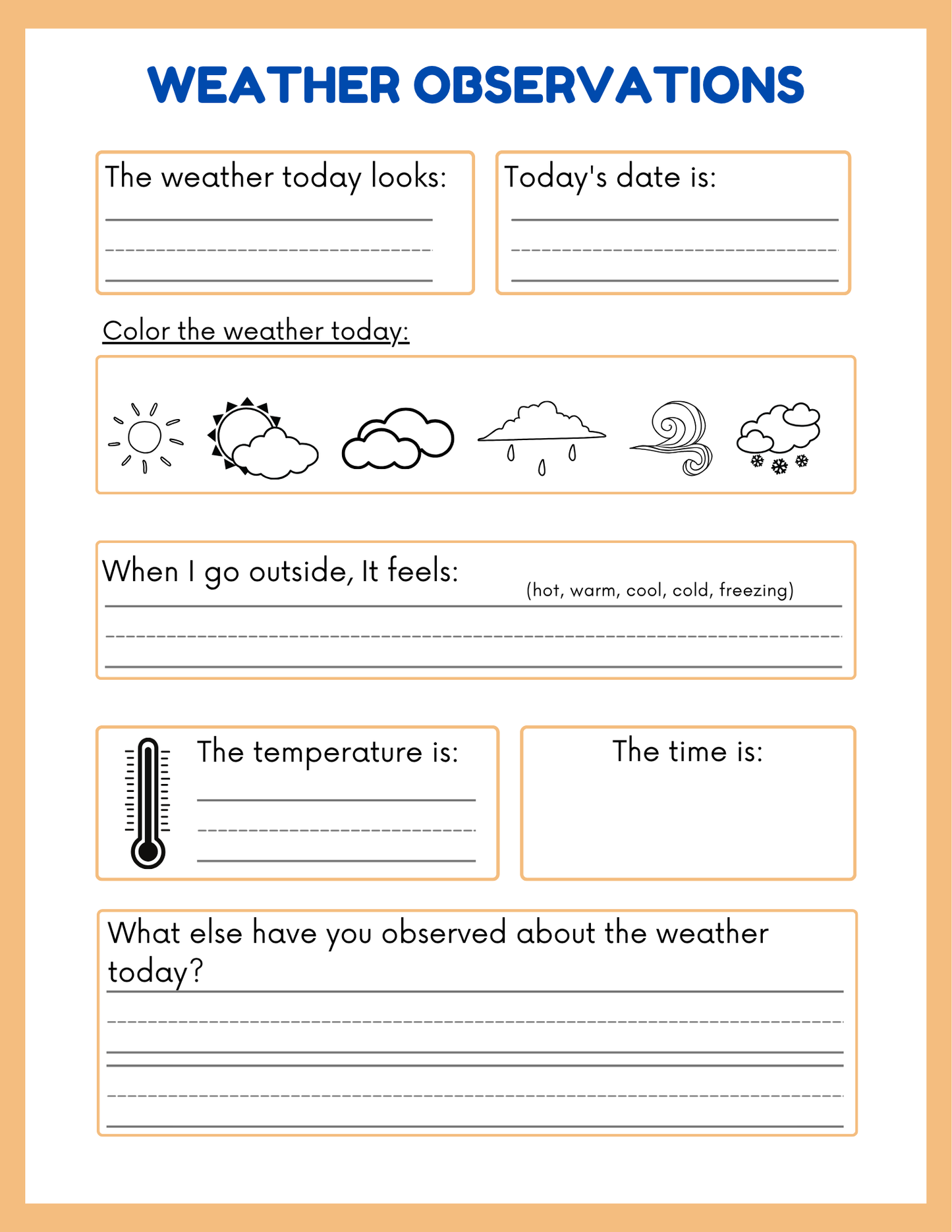 Weather Observations